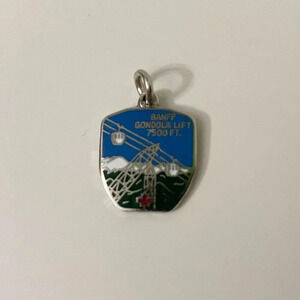 Vintage  Banff Gondola Lift Charm Pendant